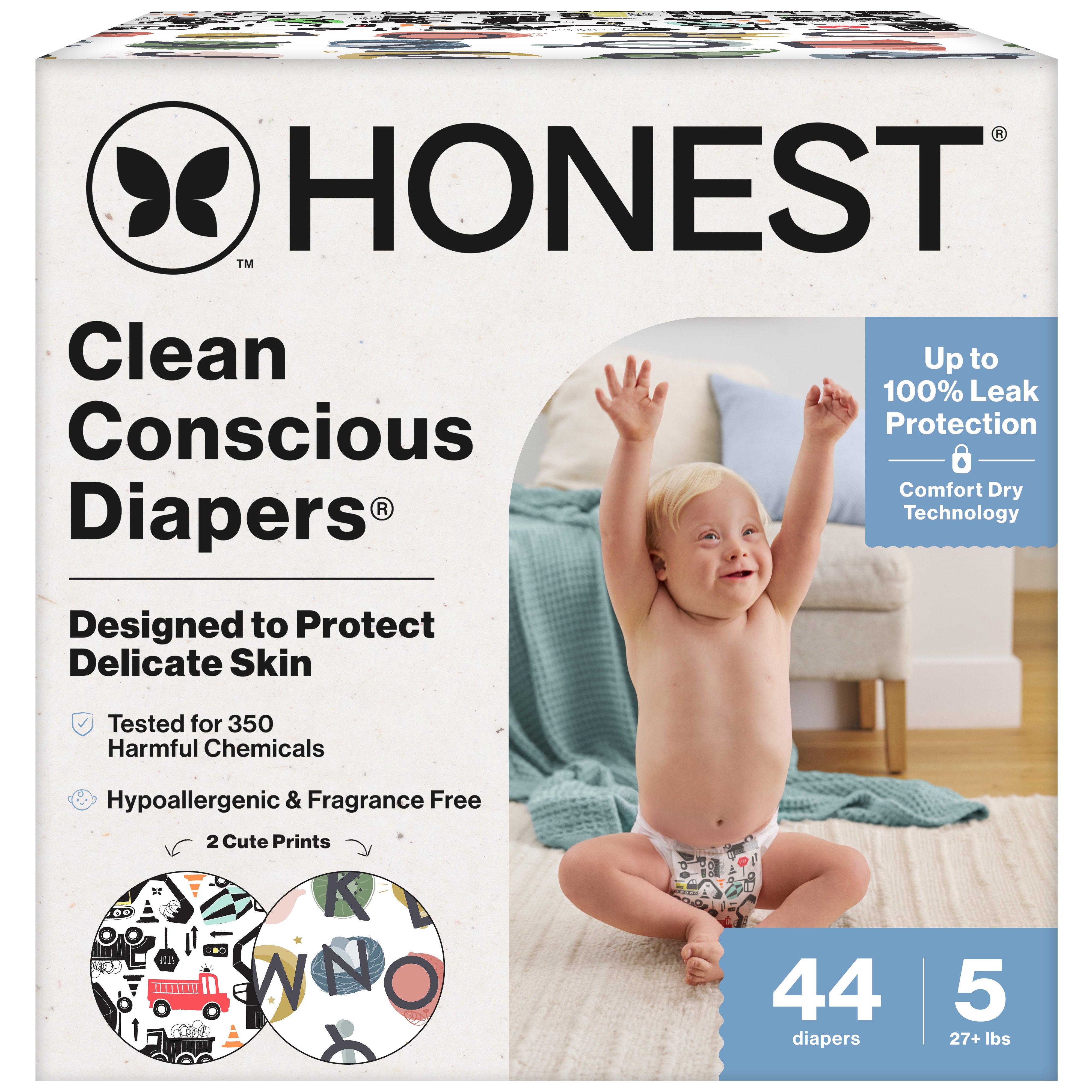 honest size 2 diapers weight