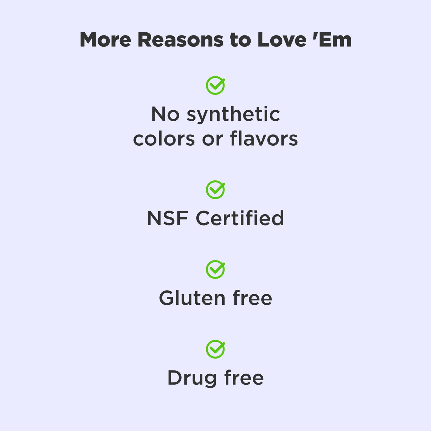 OLLY Sleep Gummy Supplement, 3mg Melatonin, L-Theanine, Chamomile, Blackberry Zen Flavor, 50 Ct; image 7 of 11