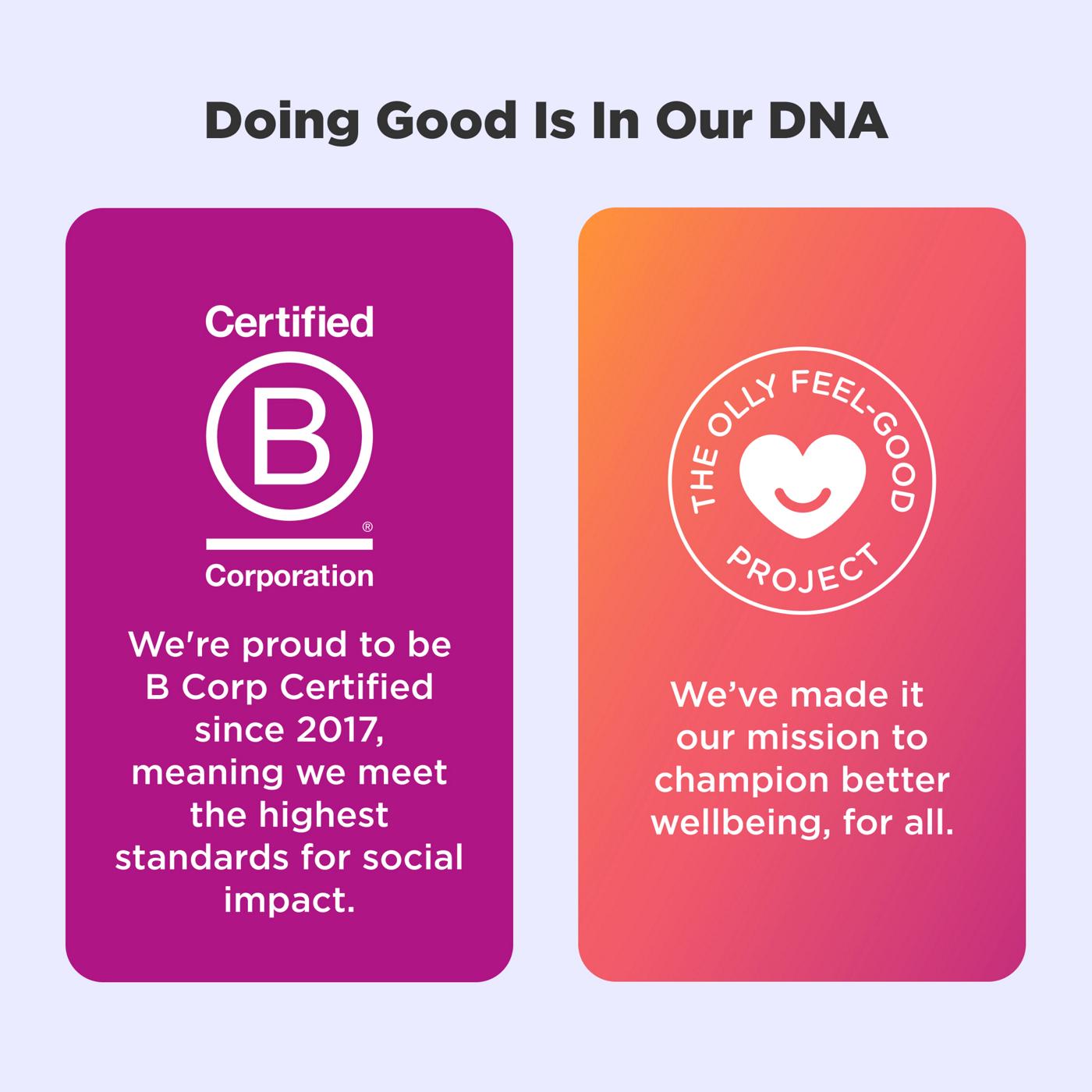 OLLY Sleep Gummy Supplement, 3mg Melatonin, L-Theanine, Chamomile, Blackberry Zen Flavor, 50 Ct; image 9 of 11