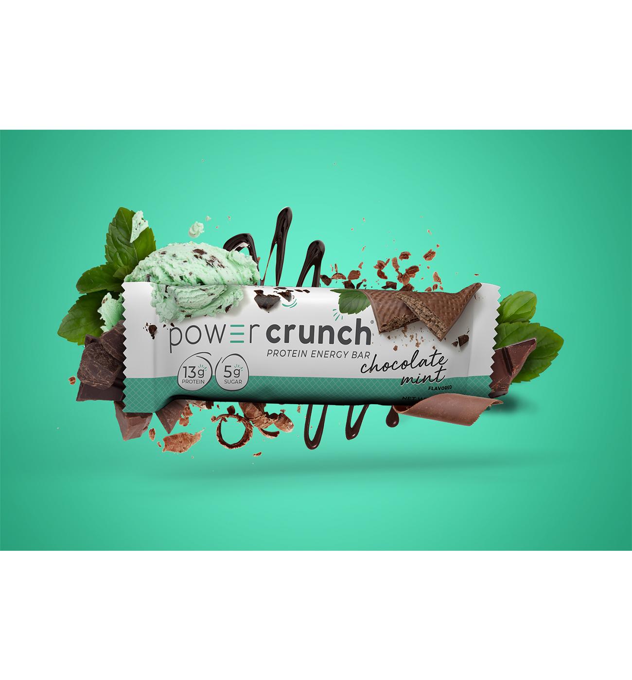 Power Crunch 13g Protein Energy Bars - Chocolate Mint; image 3 of 6