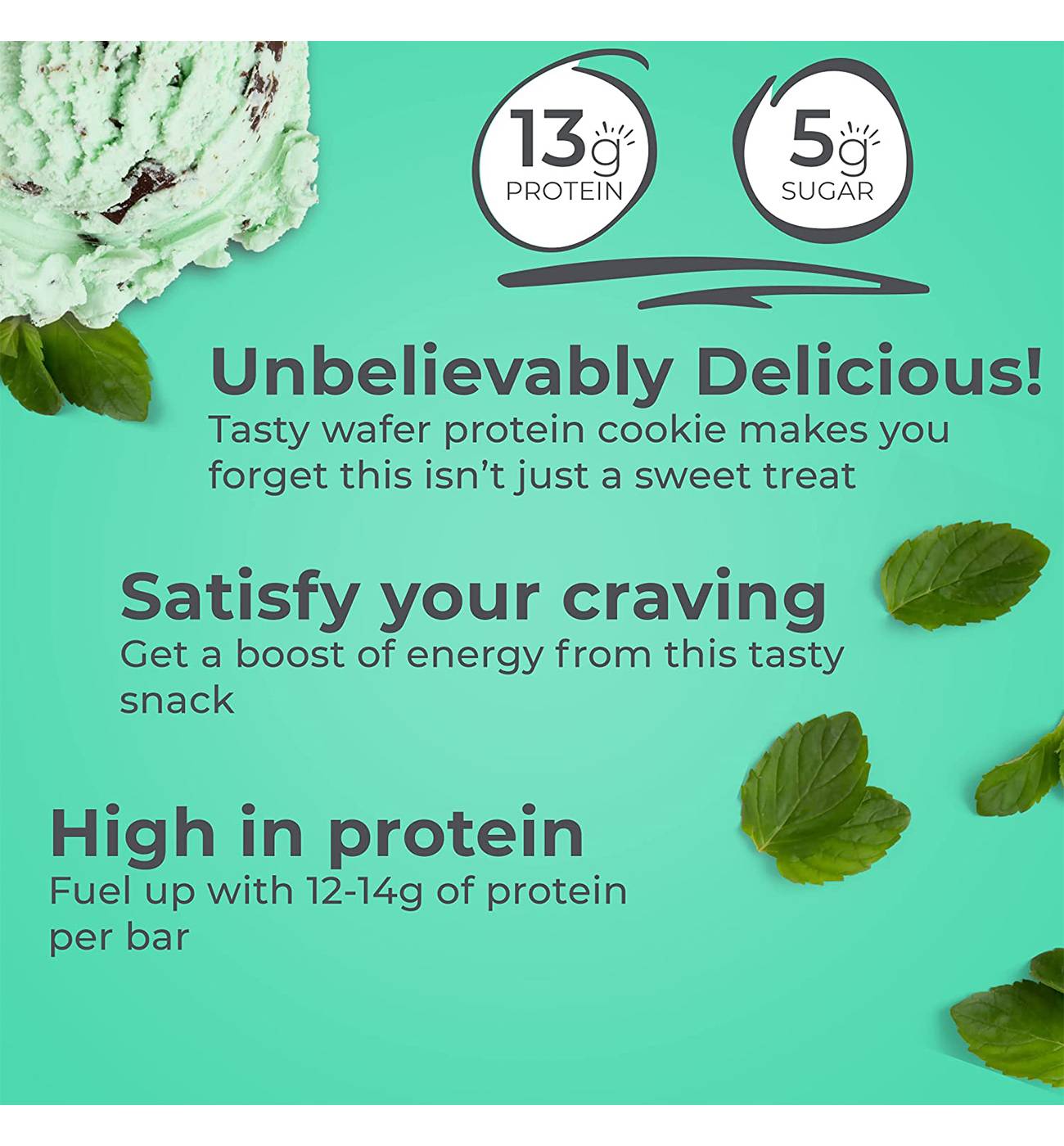 Power Crunch 13g Protein Energy Bars - Chocolate Mint; image 4 of 6