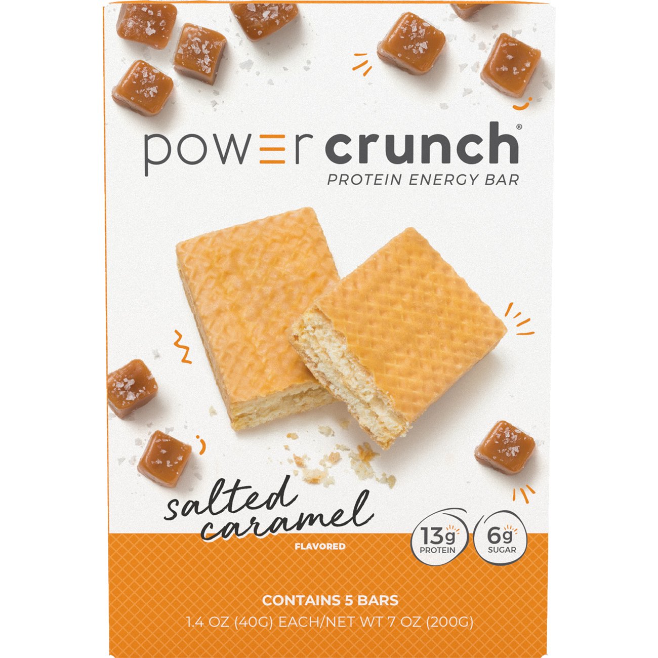 Power Crunch Salted Caramel Protein Energy Bars - Shop Granola & Snack Bars  at H-E-B