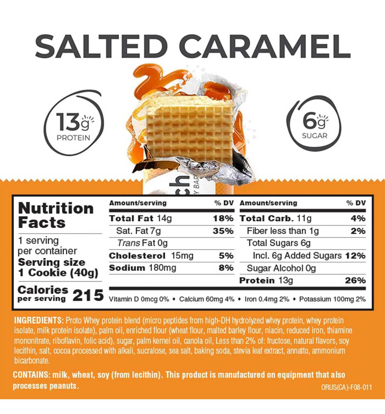 Power Crunch 13g Protein Energy Bars - Salted Caramel; image 3 of 8