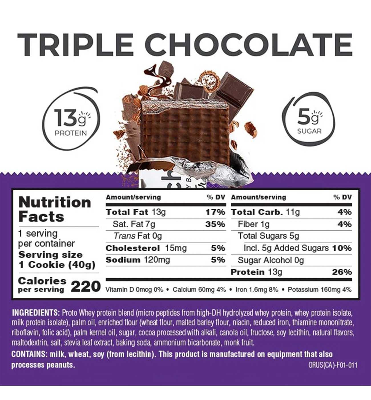 Power Crunch 13g Protein Energy Bars - Triple Chocolate; image 4 of 6