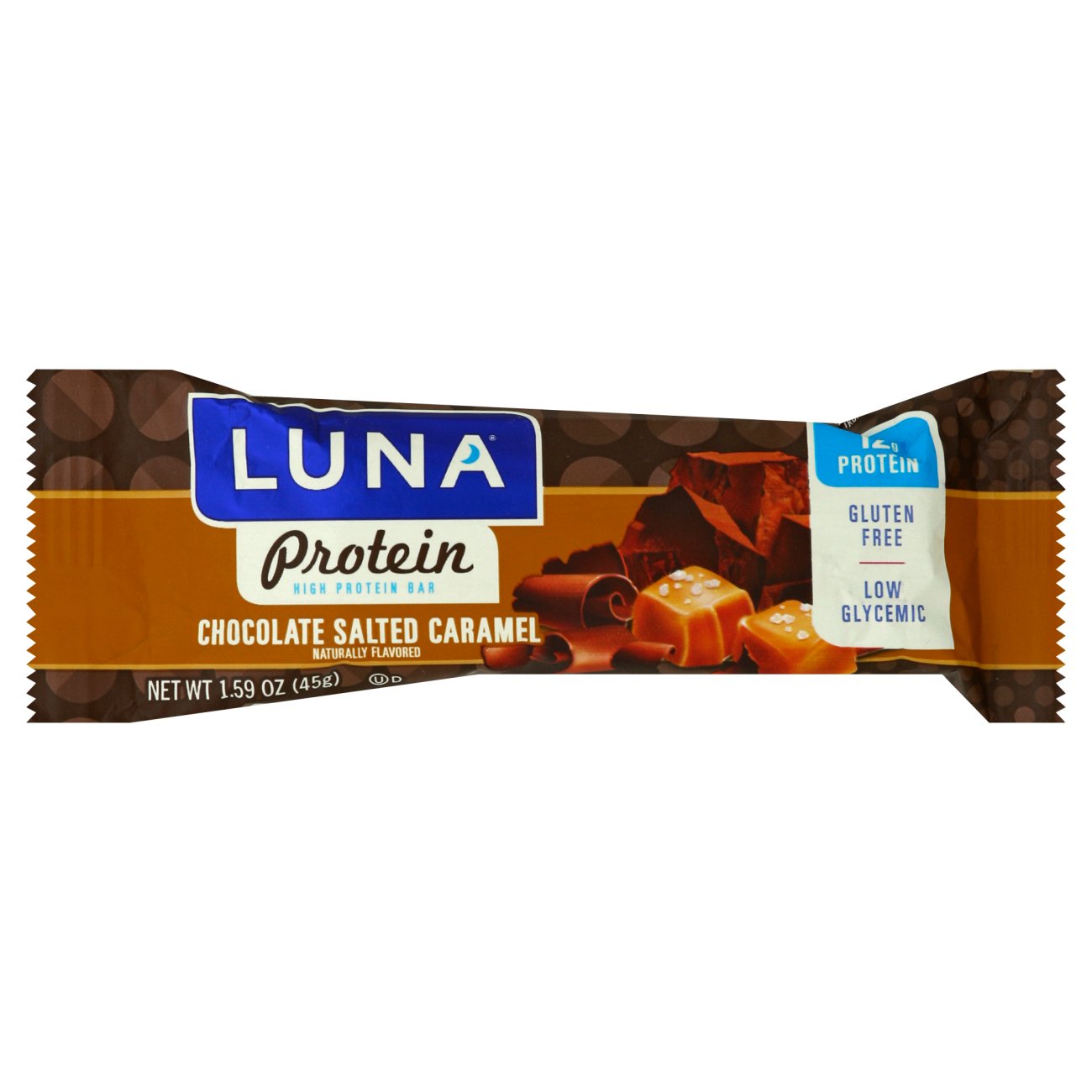 Luna Protein Chocolate Salted Caramel Bar Shop Granola & snack bars