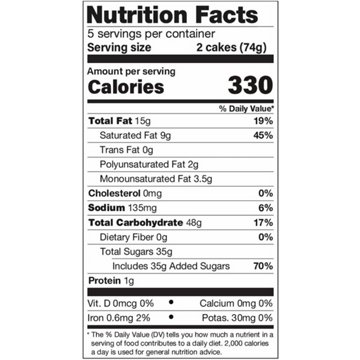 Little Debbie Red White & Blue Vanilla Snack Cakes, 10 ct