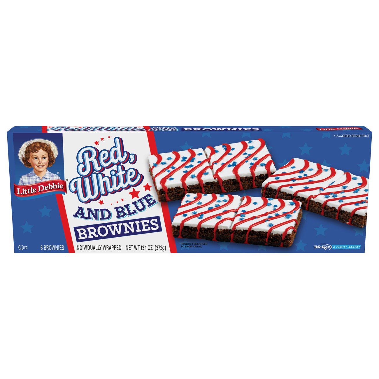 Little Debbie Red White And Blue Iced Brownies Shop Snacks Candy At   002123191