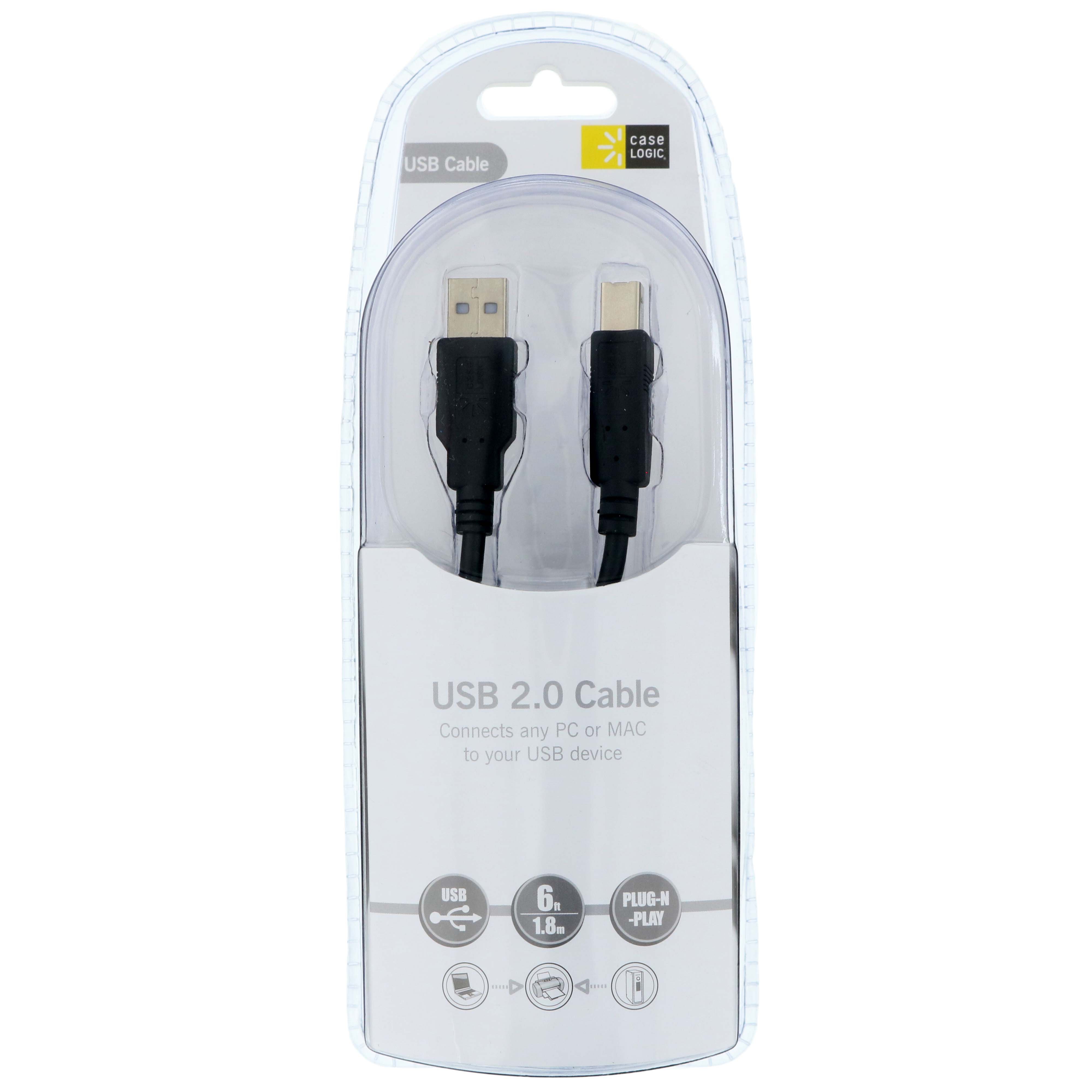 hyppigt skillevæg overrasket Case Logic USB 2.0 Printer Cable - Shop Connection Cables at H-E-B