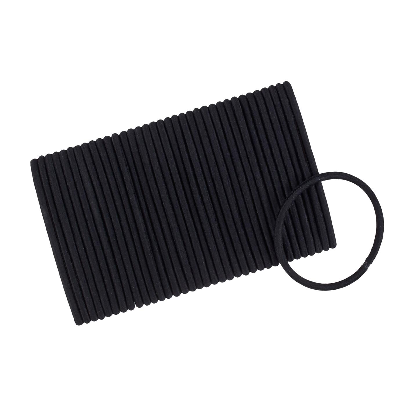 Scunci® Black Nylon Extra Thick Hair Elastic Hair Bands, 10 ct