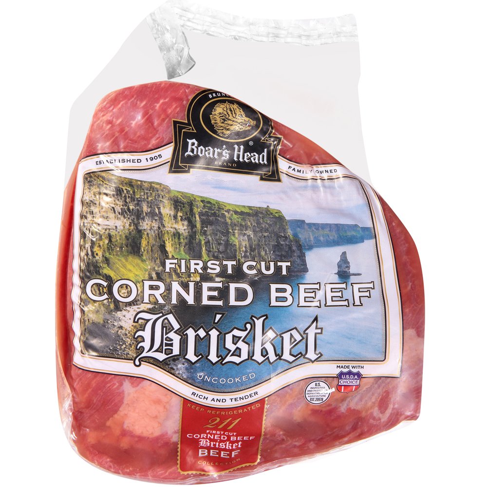 Boar's Head 1st Cut Raw Corn Beef Brisket Shop Meat at HEB