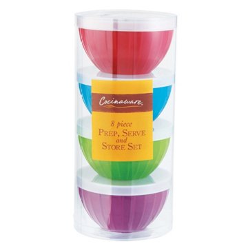 Cocinaware Bowl Set With Lids, 8 pc