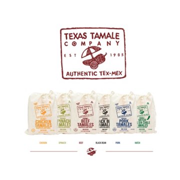 Texas Tamale Company Gourmet Hatch Green Chile Tamales, 12 ct
