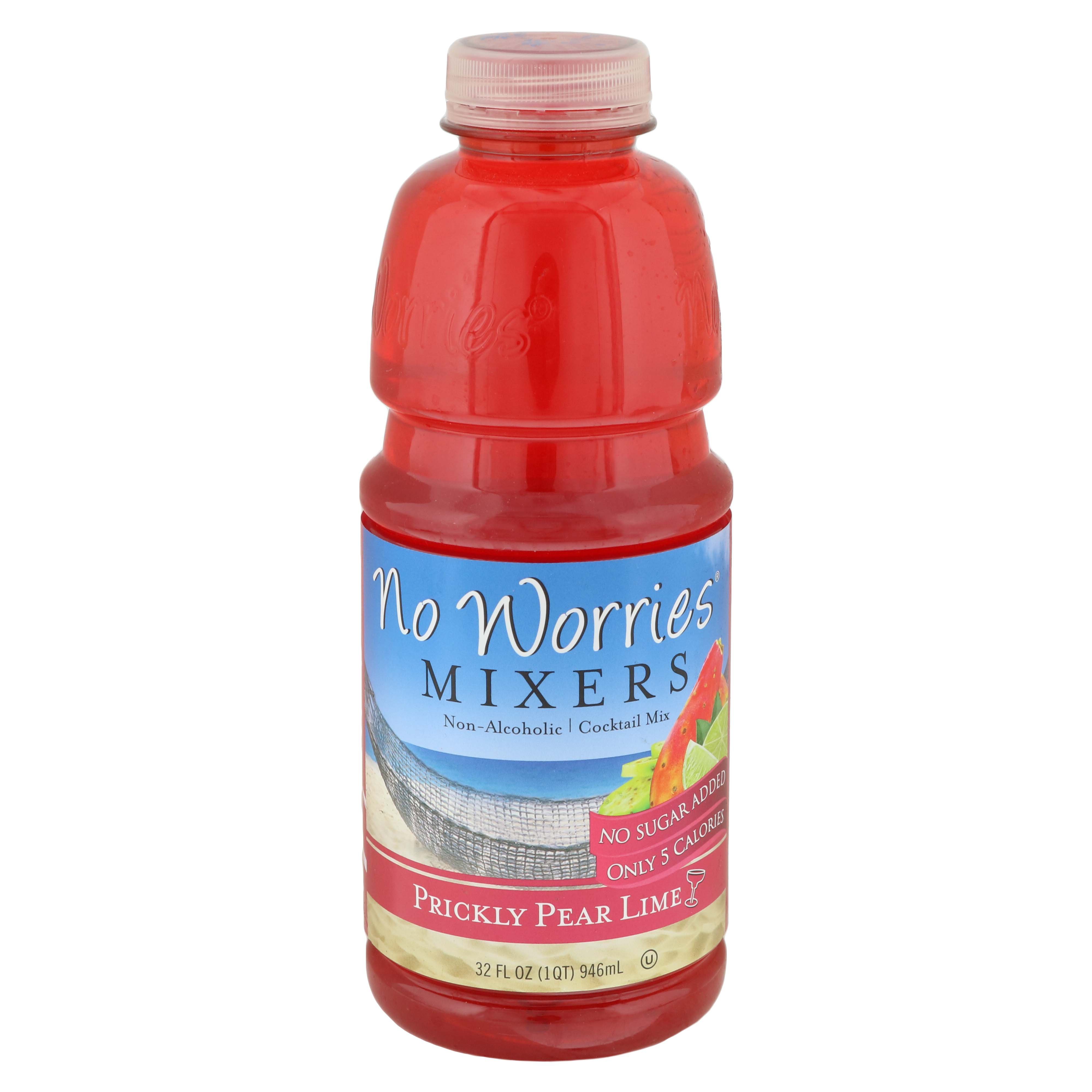 No Worries No Sugar Added Prickly Pear Lime Mixer Shop Cocktail