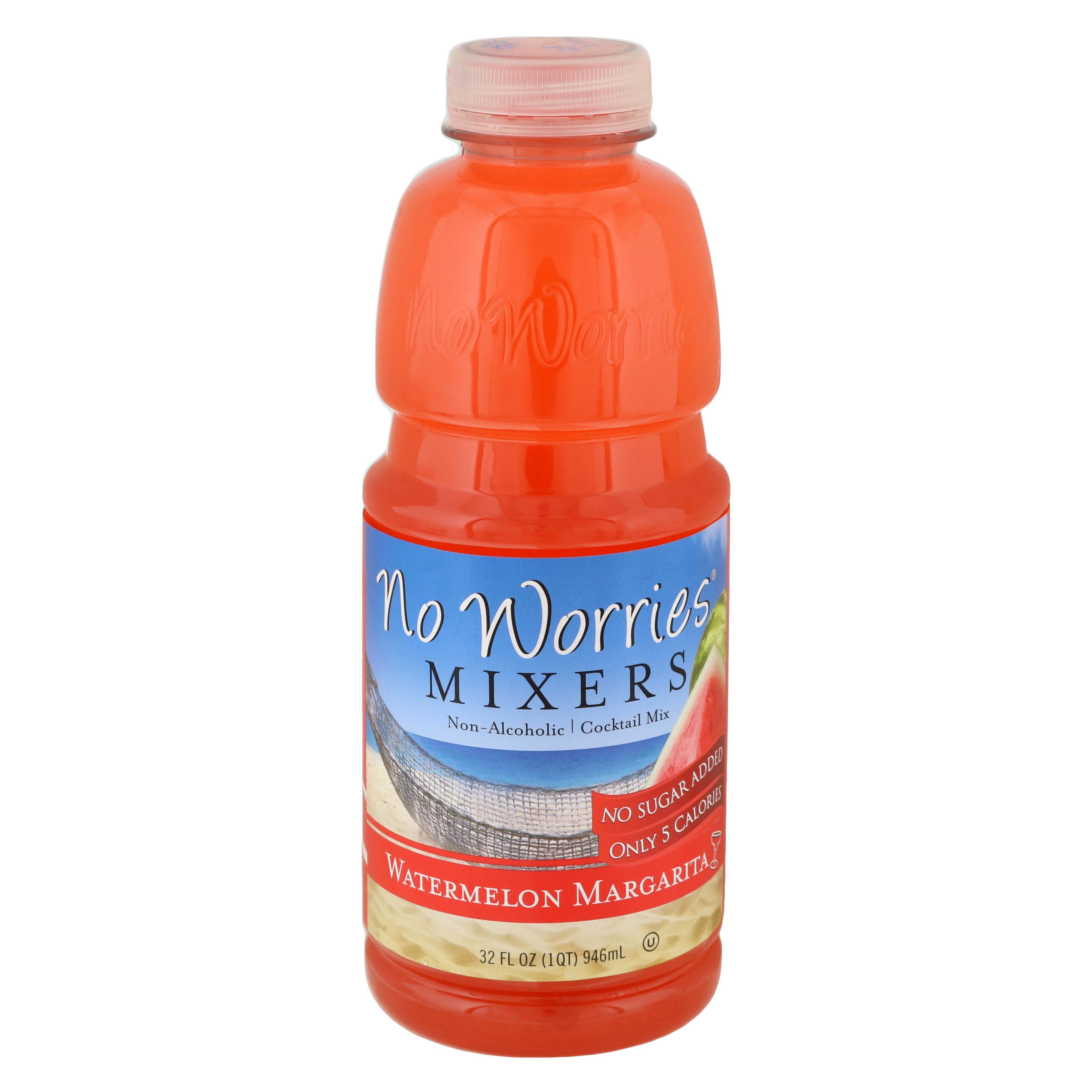 No Worries No Sugar Added Watermelon Margarita Mixer