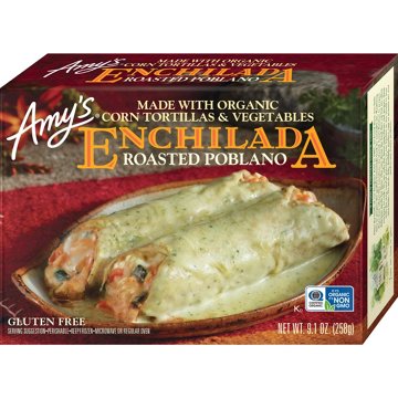 Amy's 20g Protein Roasted Poblano Enchiladas