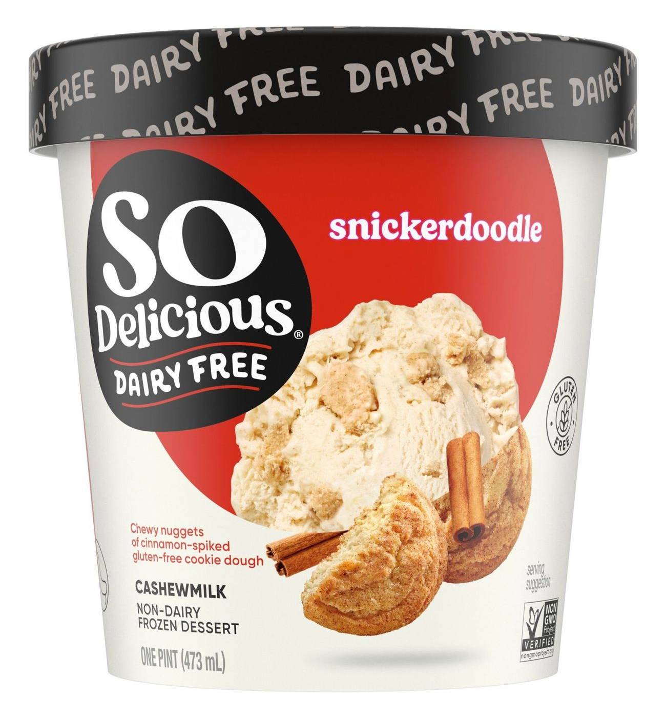 So Delicious Cashew Milk Snickerdoodle Frozen Vegan Dessert - Shop
