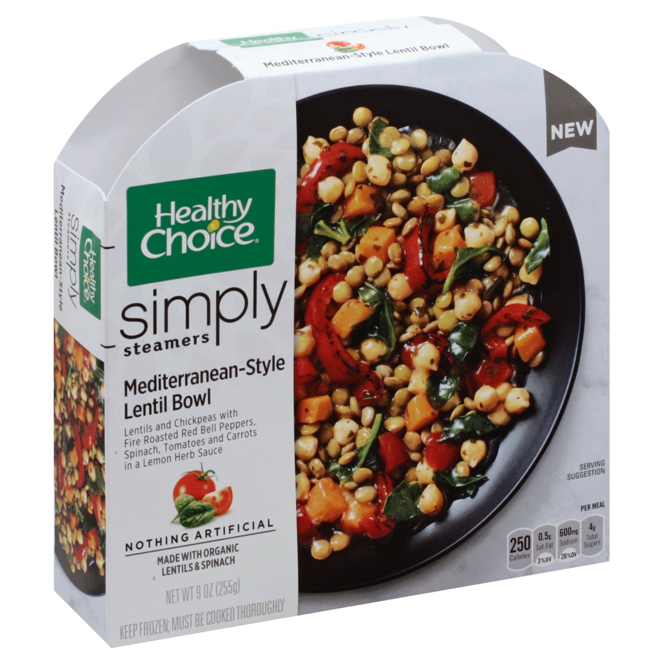 Healthy Choice Simply Steamers Mediterranean Lentil Bowl - Shop Entrees ...