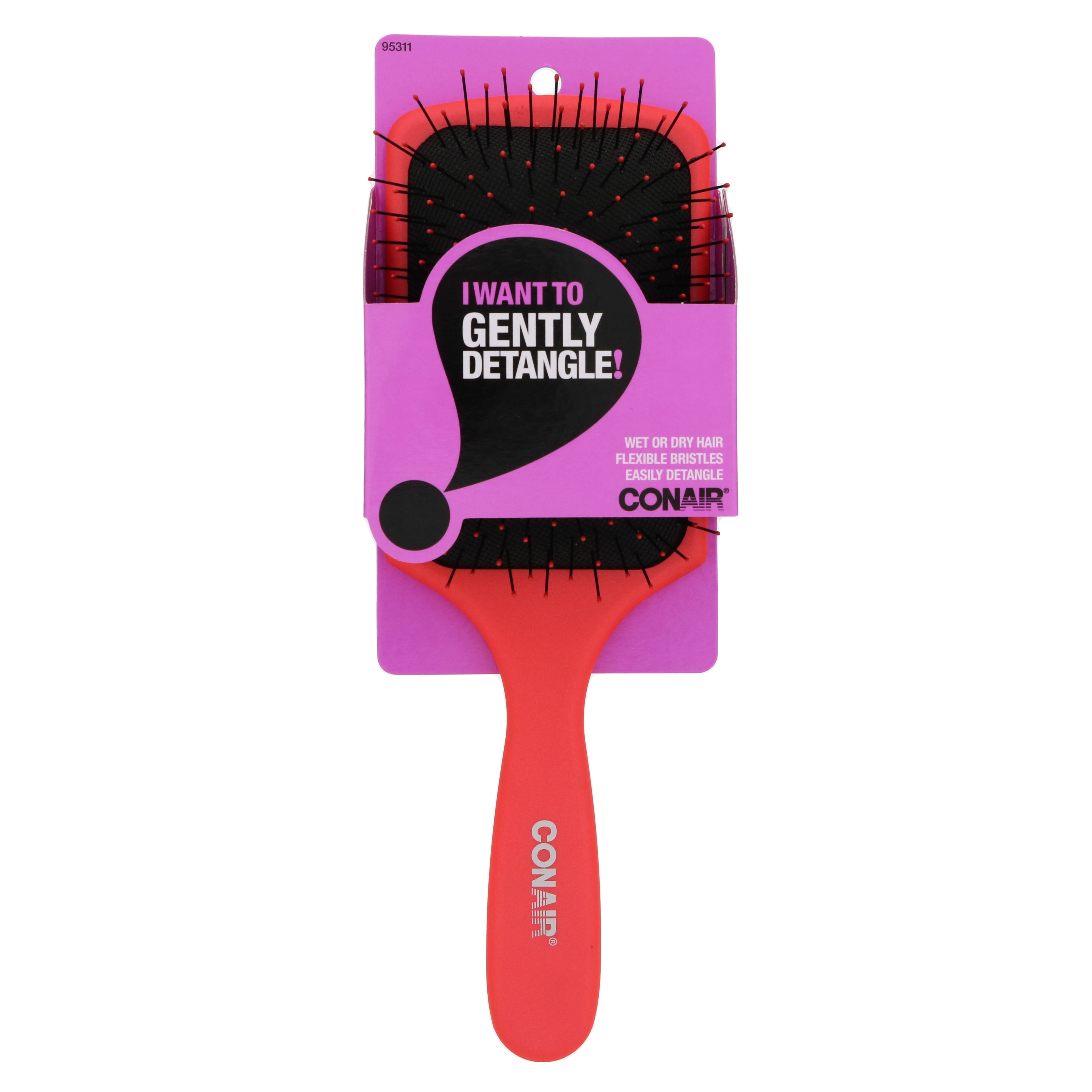 Conair Detangling Paddle Brush Shop Brushes & Combs at HEB