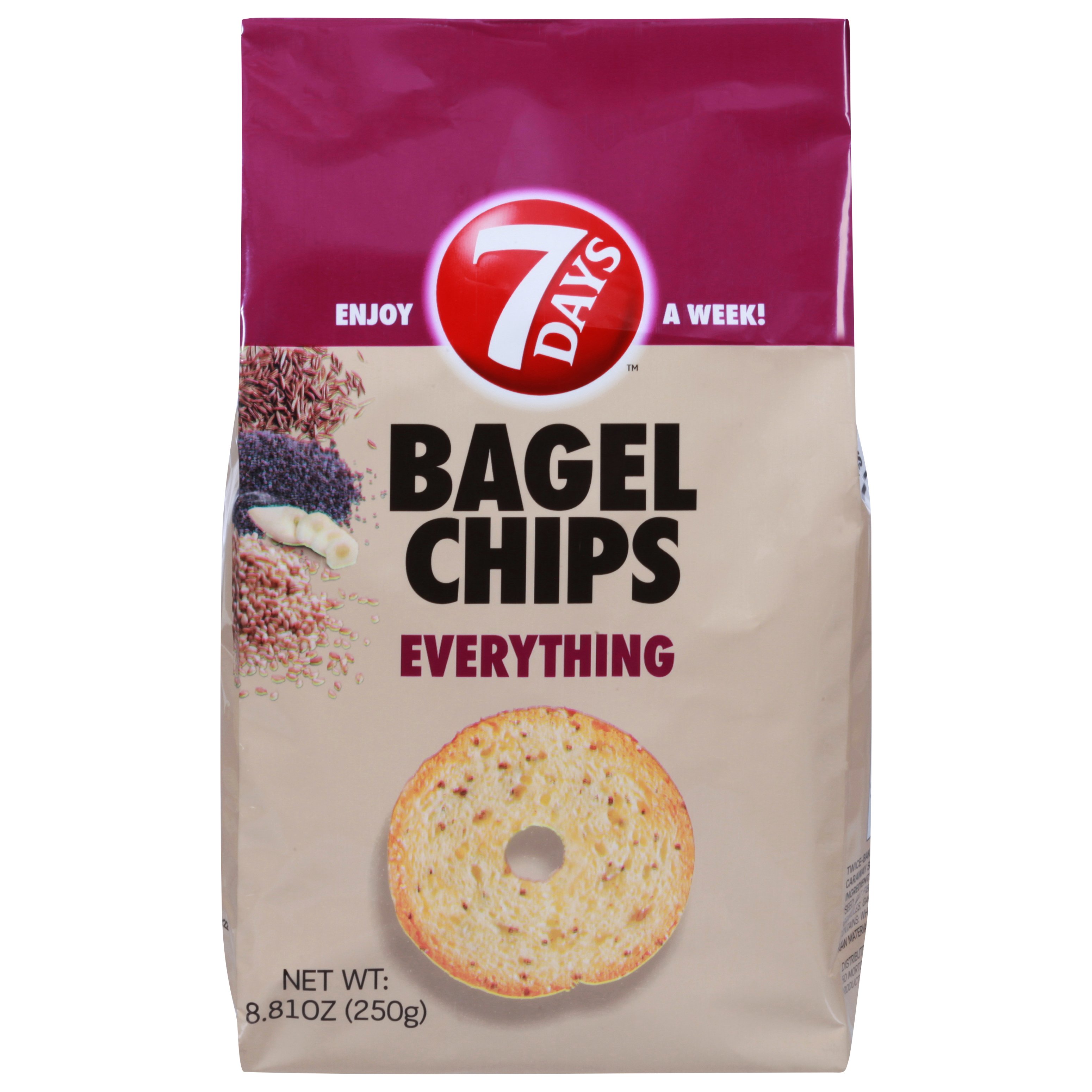 7 Days Bagel Chips Everything Shop Crackers & breadsticks at HEB