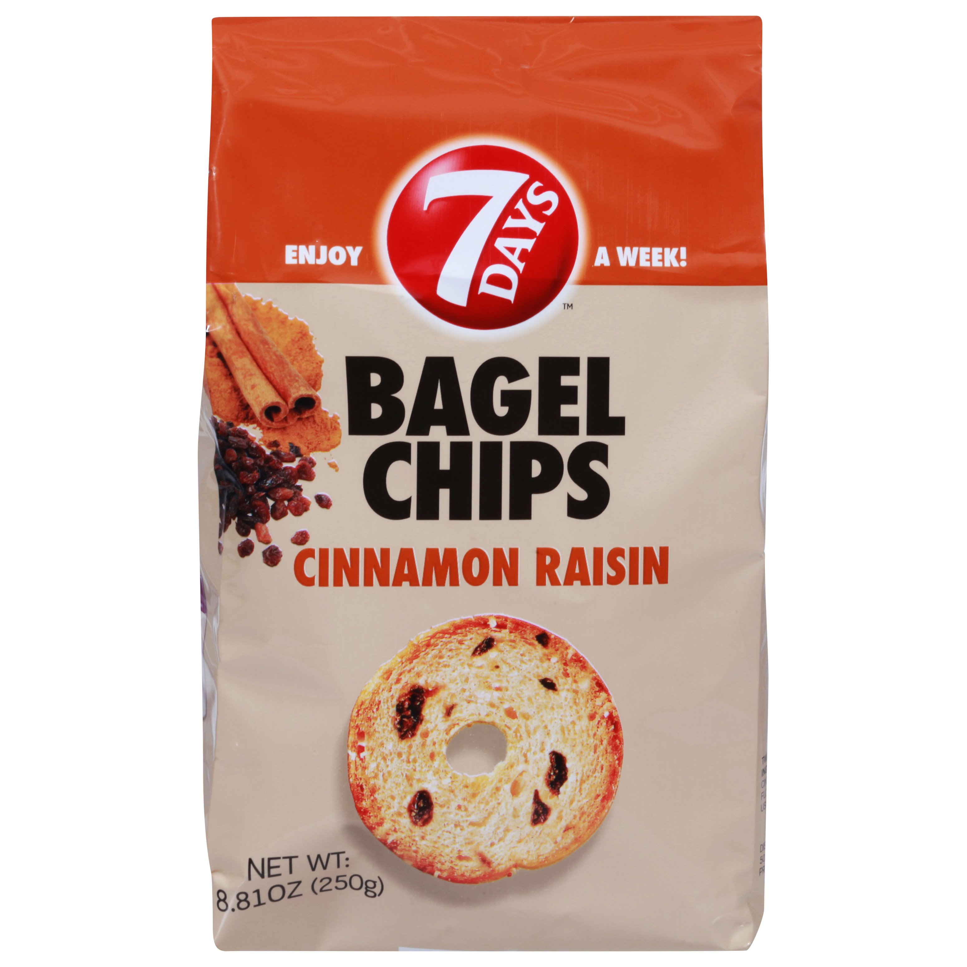 7 Days Bagel Chips Cinnamon Raisin - Shop Chips At H-E-B