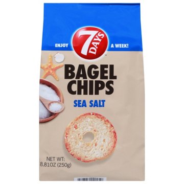 7 Days Bagel Chips - Sea Salt, 8.8 oz