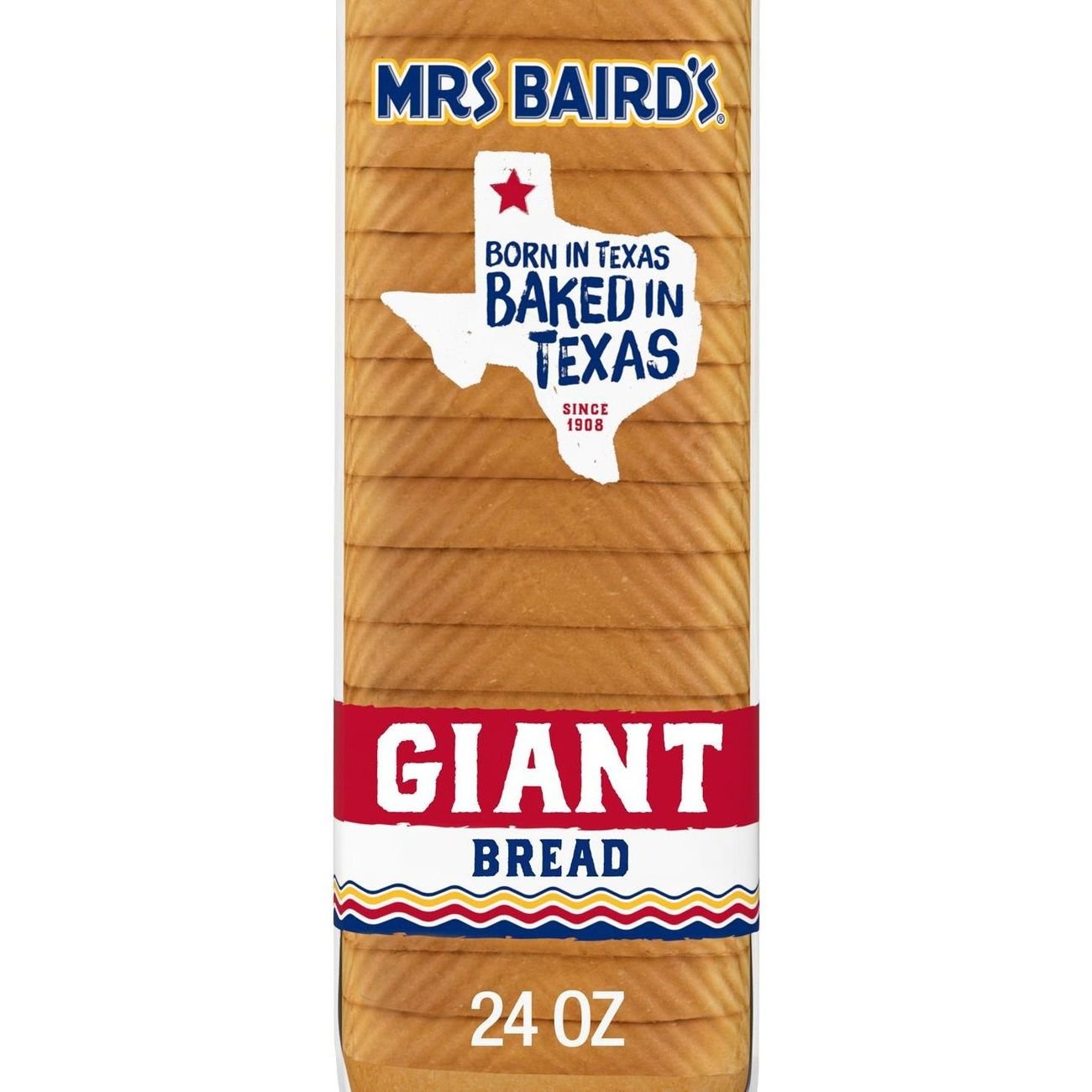 Mrs Baird's Giant White Bread Shop Sliced bread at HEB