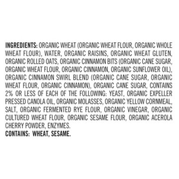 Dave's Killer Bread Cinnamon Raisin Remix 12g Protein Organic Bagels