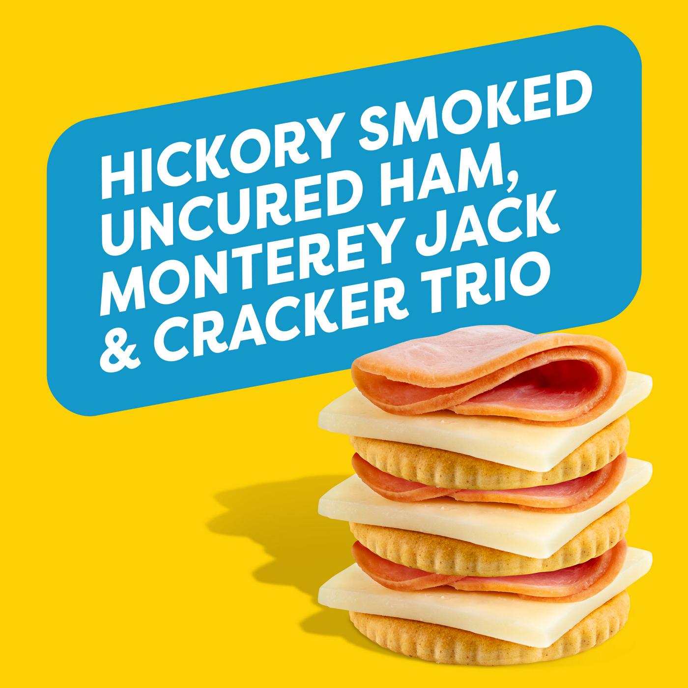 Oscar Mayer Bites Snack Tray - Hickory Smoked Uncured Ham, Monterey Jack & Crackers Trio; image 3 of 5