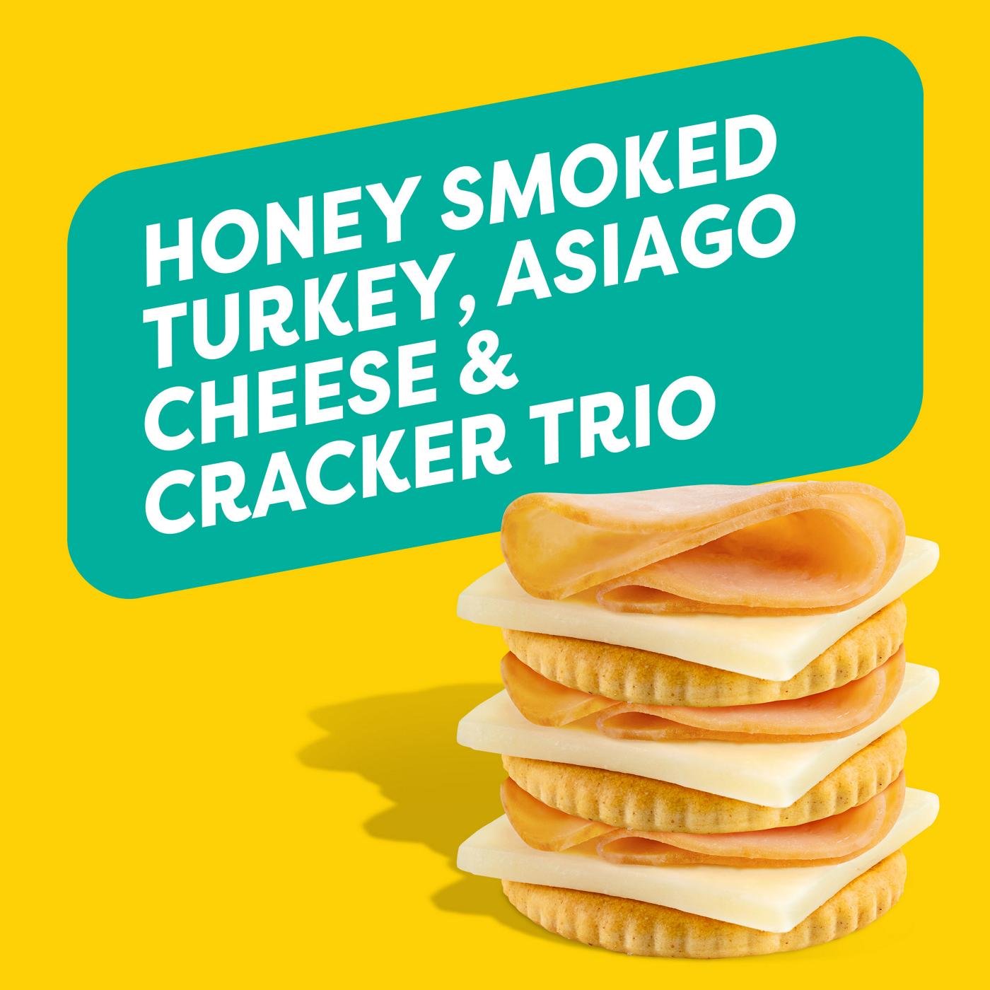 Oscar Mayer Bites Snack Tray - Honey Smoked Turkey, Asiago & Crackers Trio; image 2 of 5