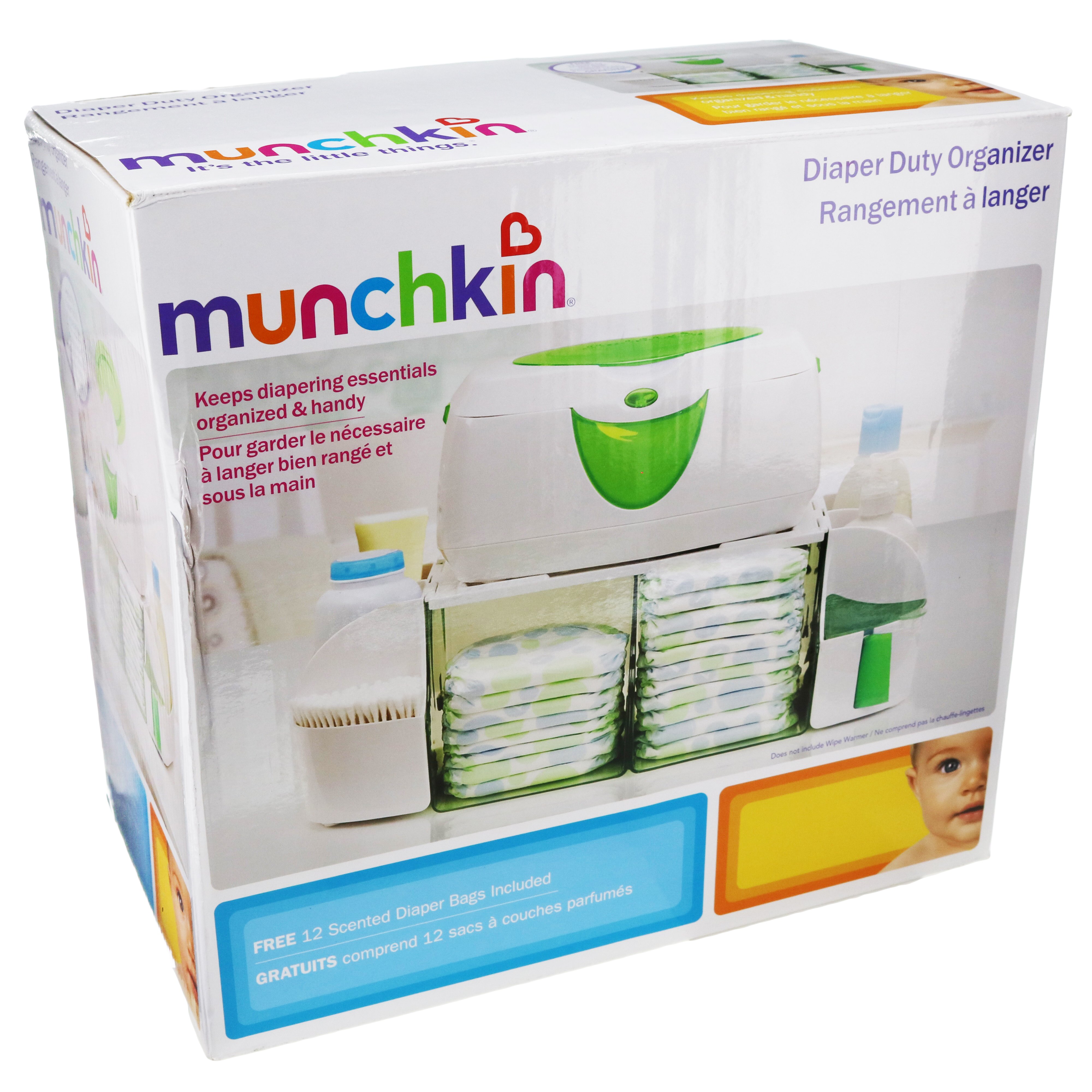 Munchkin Baby Food Pouch Organizers Set of 2 organizers hold 32 pouches