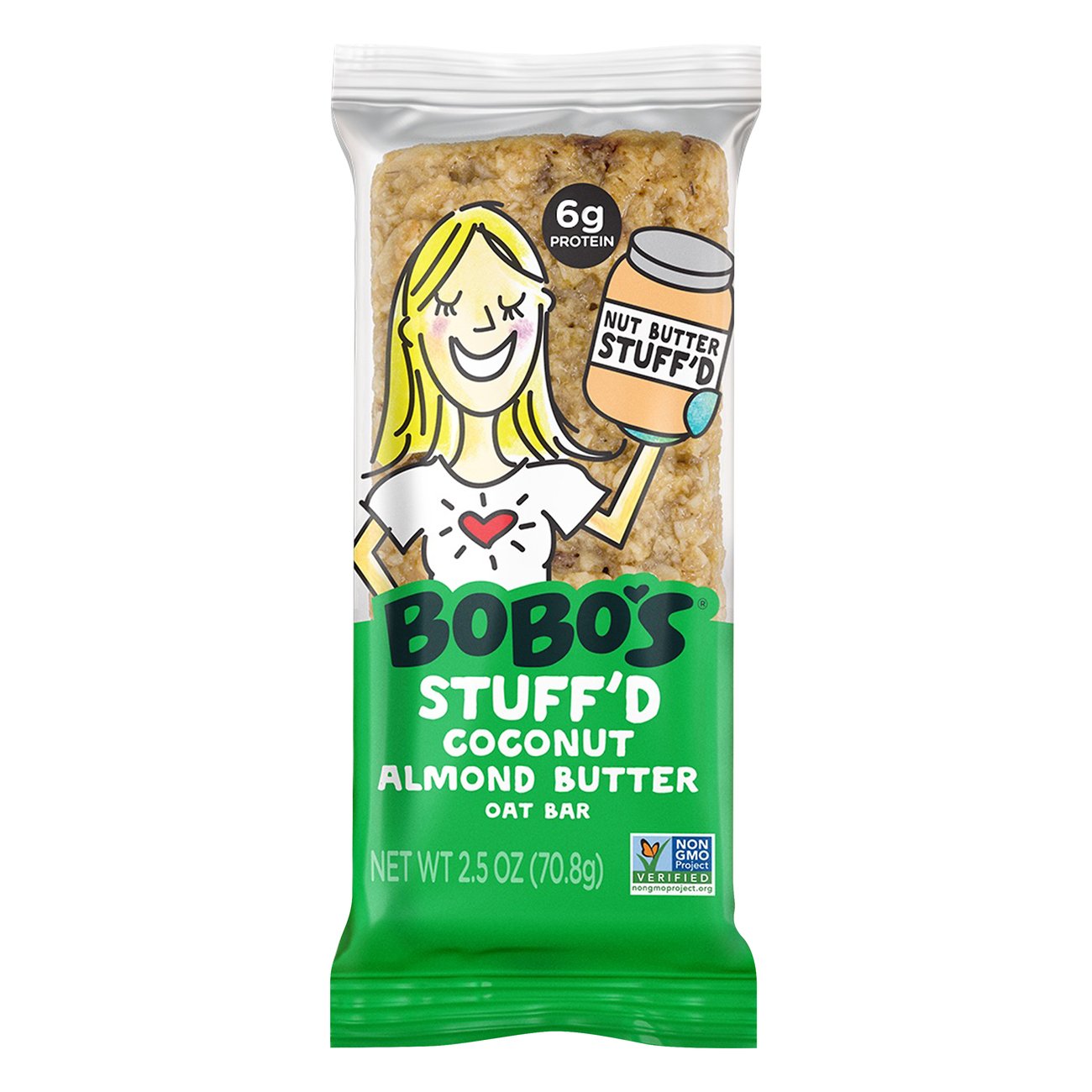 Bobo's Stuff'd Coconut Almond Butter Oat Bar Shop Granola & Snack