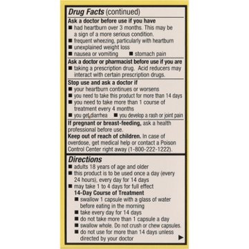 H-E-B Esomeprazole Magnesium 20 mg Capsules, 14 ct