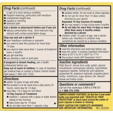 H-E-B Esomeprazole Magnesium Acid Reducer Capsules – 20 mg, 28-ct