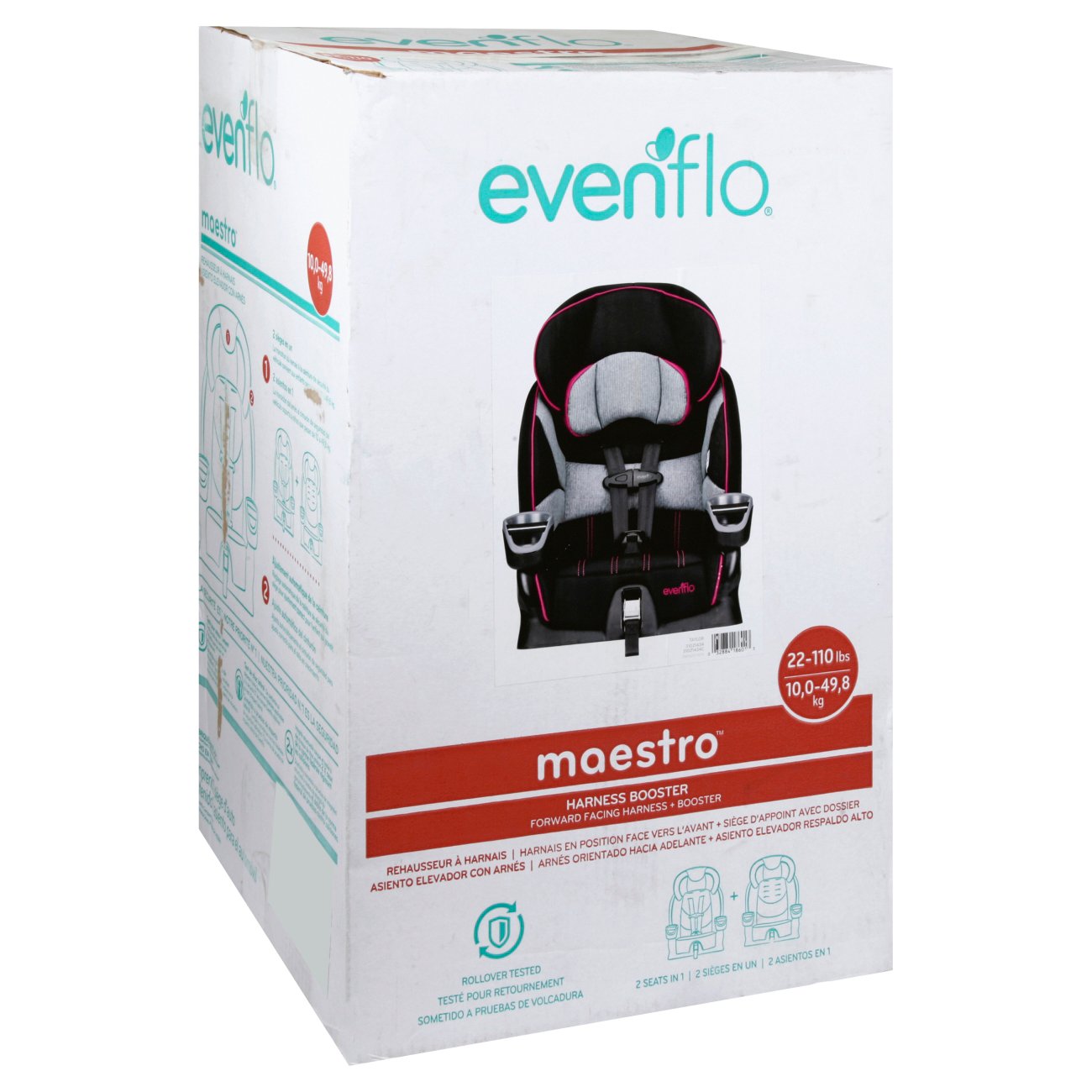 evenflo maestro harness booster