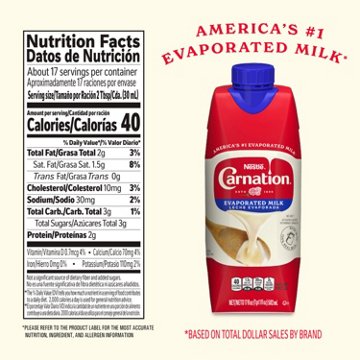 Carnation Evaporated Milk, 17 oz