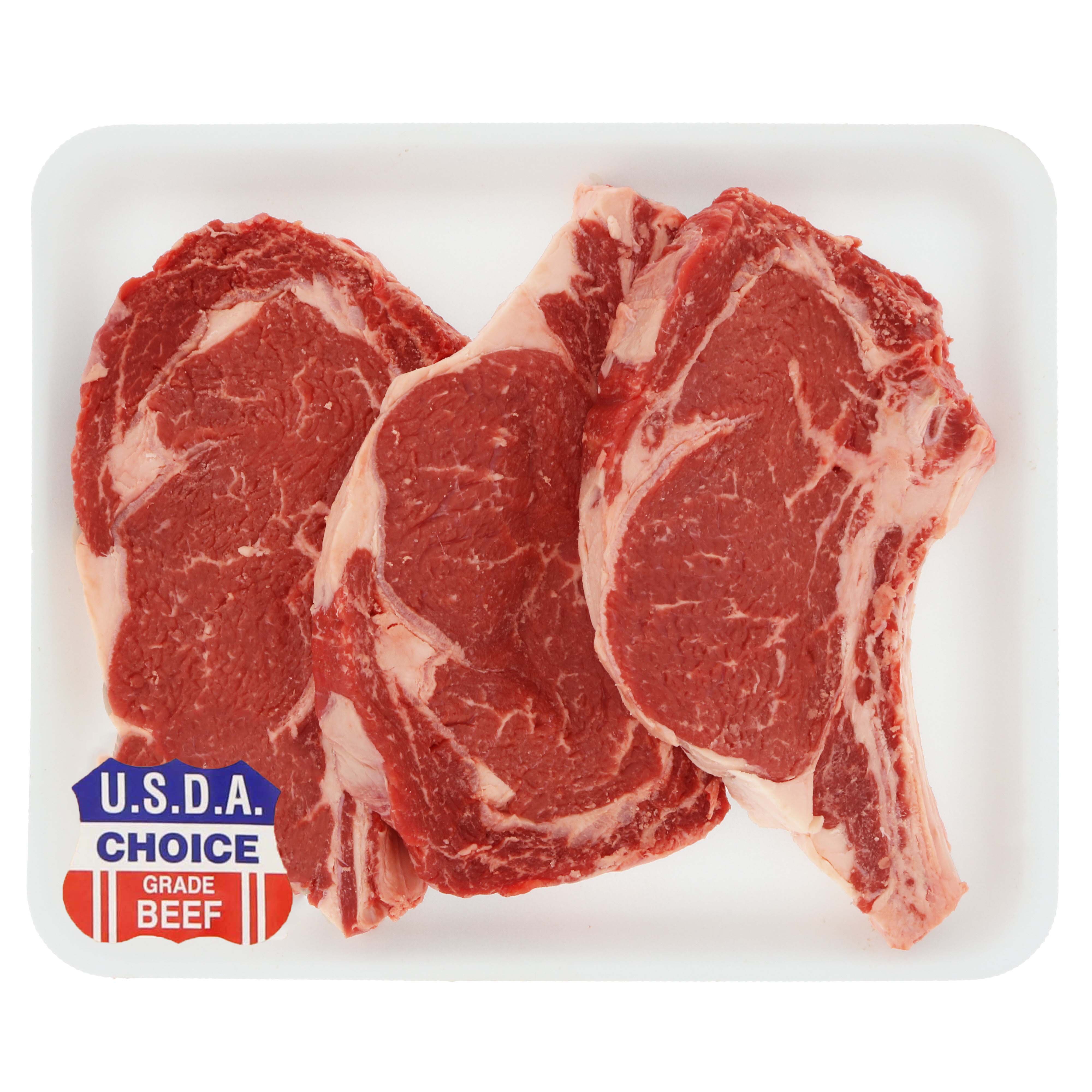 H-E-B Beef Ribeye Steak Value Pack, Bone-in, USDA Choice - Shop Beef At ...