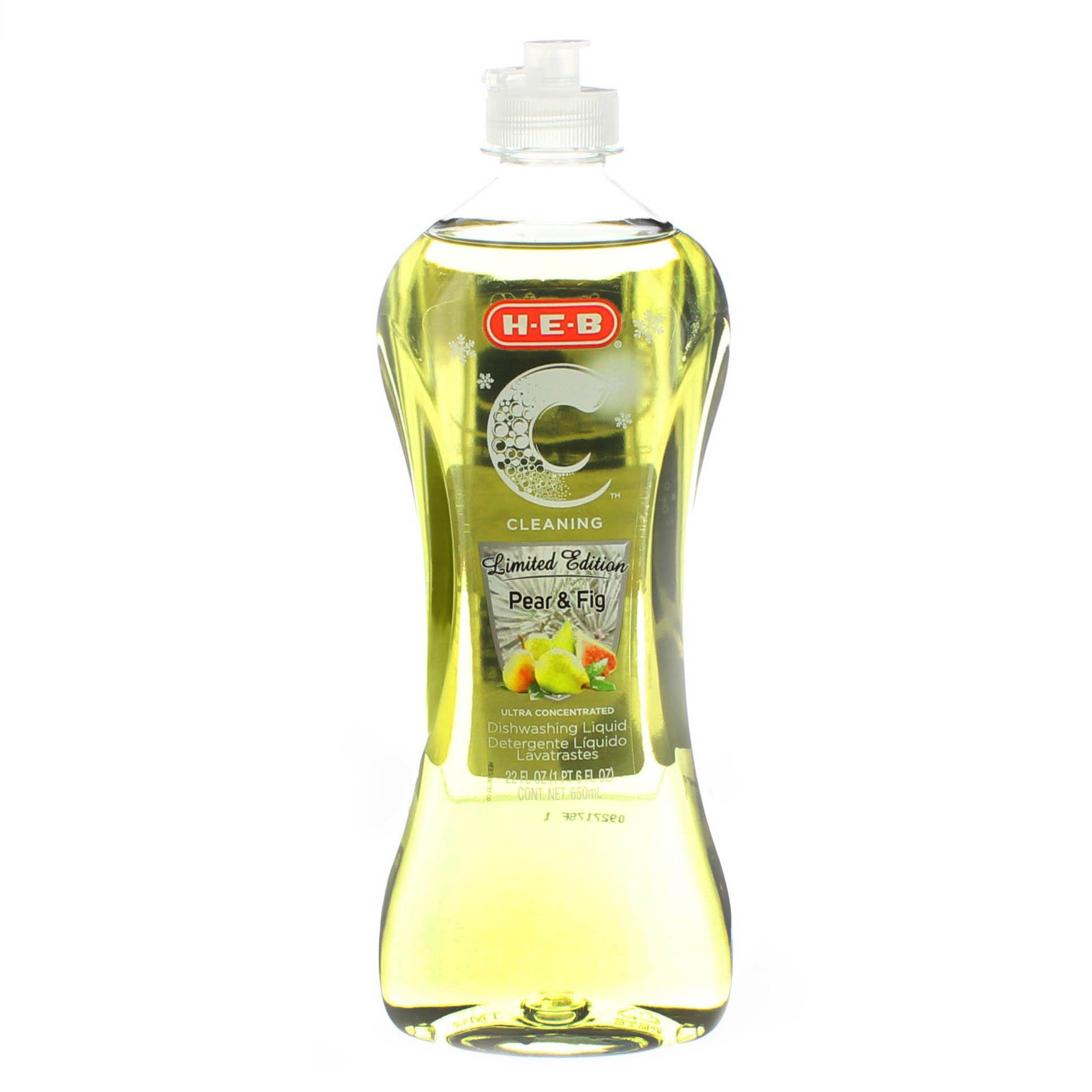 H-E-B White Pear & Fig Liquid Dish Washing Soap - Shop Dish Soap ...