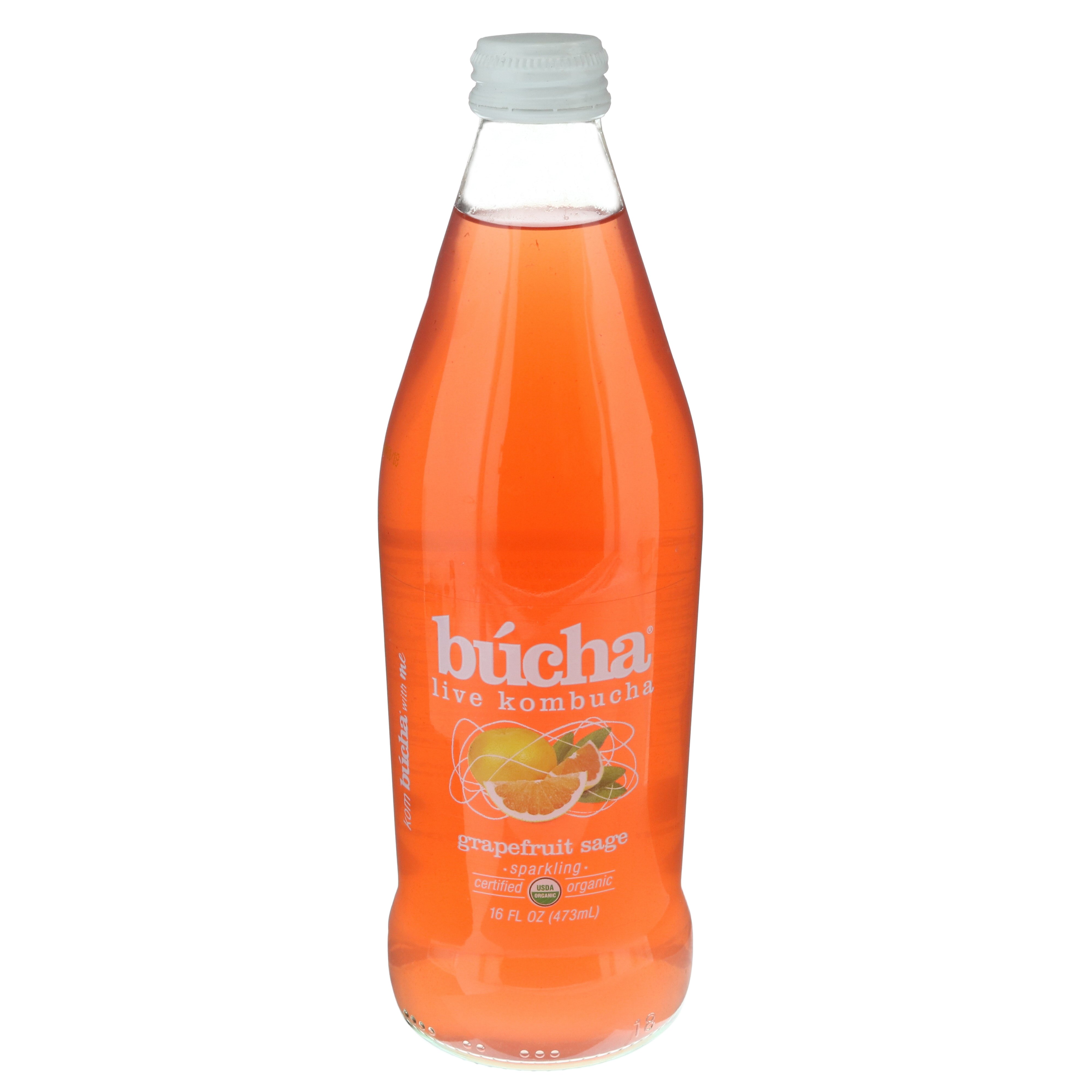 Bucha Live Kombucha Grapefruit Sage Shop Tea at HEB