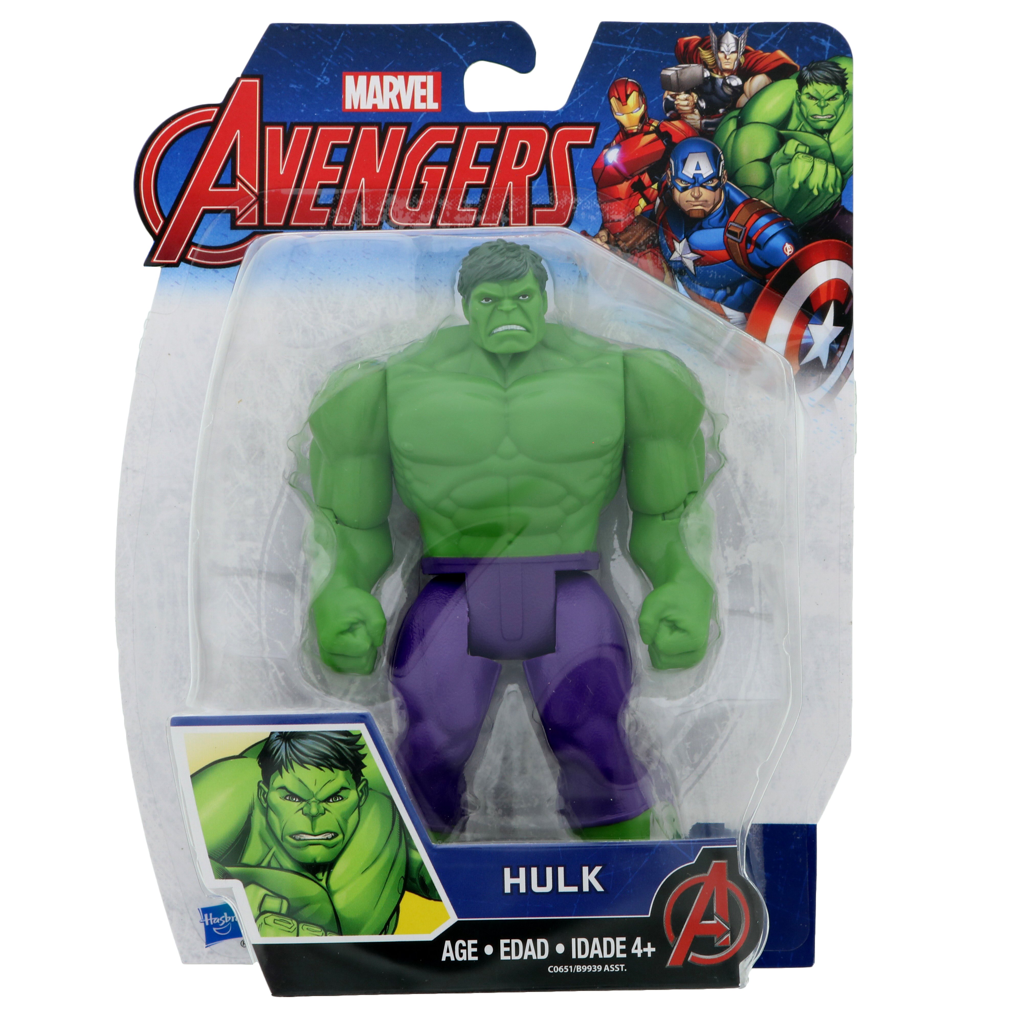 Marvel Avengers Hulk 6-in Basic Action Figure Hasbro B9939 
