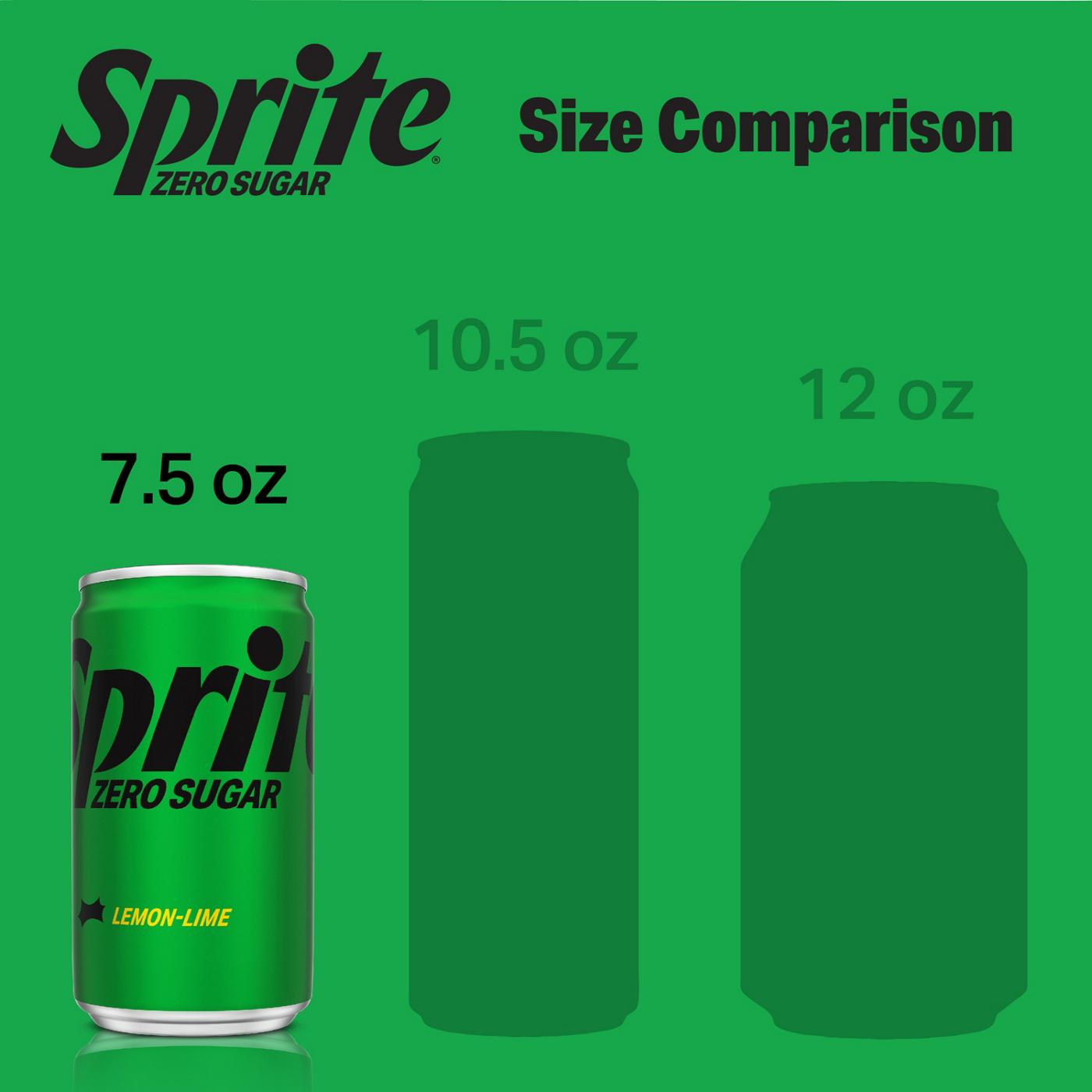 Sprite Zero Lemon-Lime Soda 7.5 oz Cans; image 6 of 6