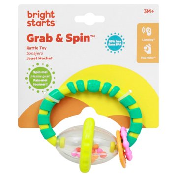 Bright Starts Grab & Spin Rattle Toy