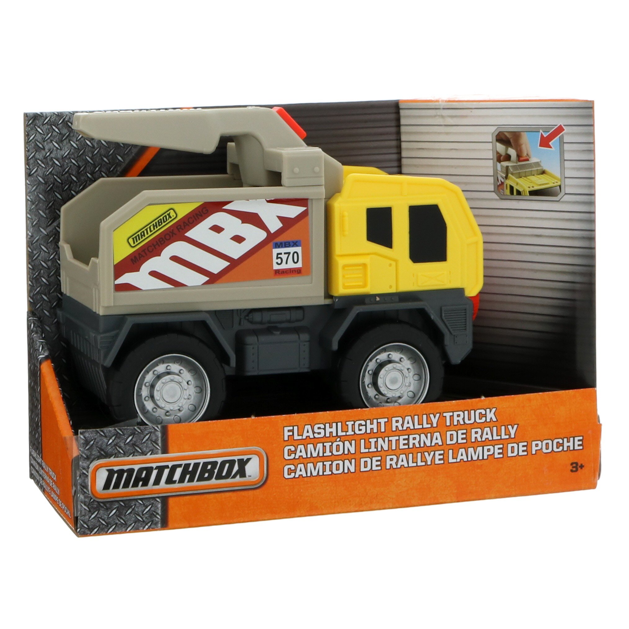 Mattel Matchbox Flashlight Truck Rally Truck Shop at HEB