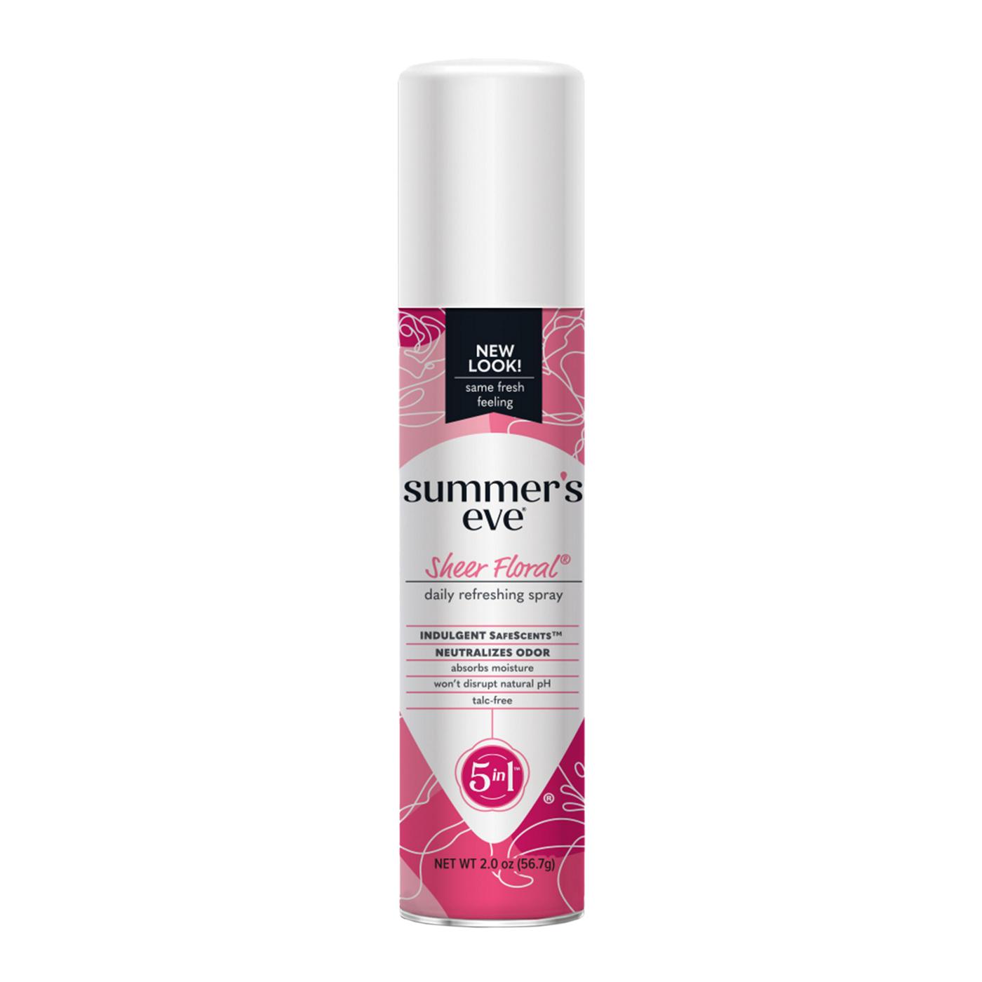 Summer's Eve Freshening Spray - Sheer Floral; image 1 of 5
