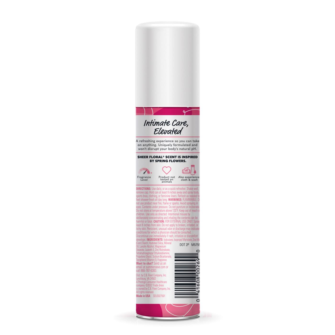 Summer's Eve Freshening Spray - Sheer Floral; image 4 of 5