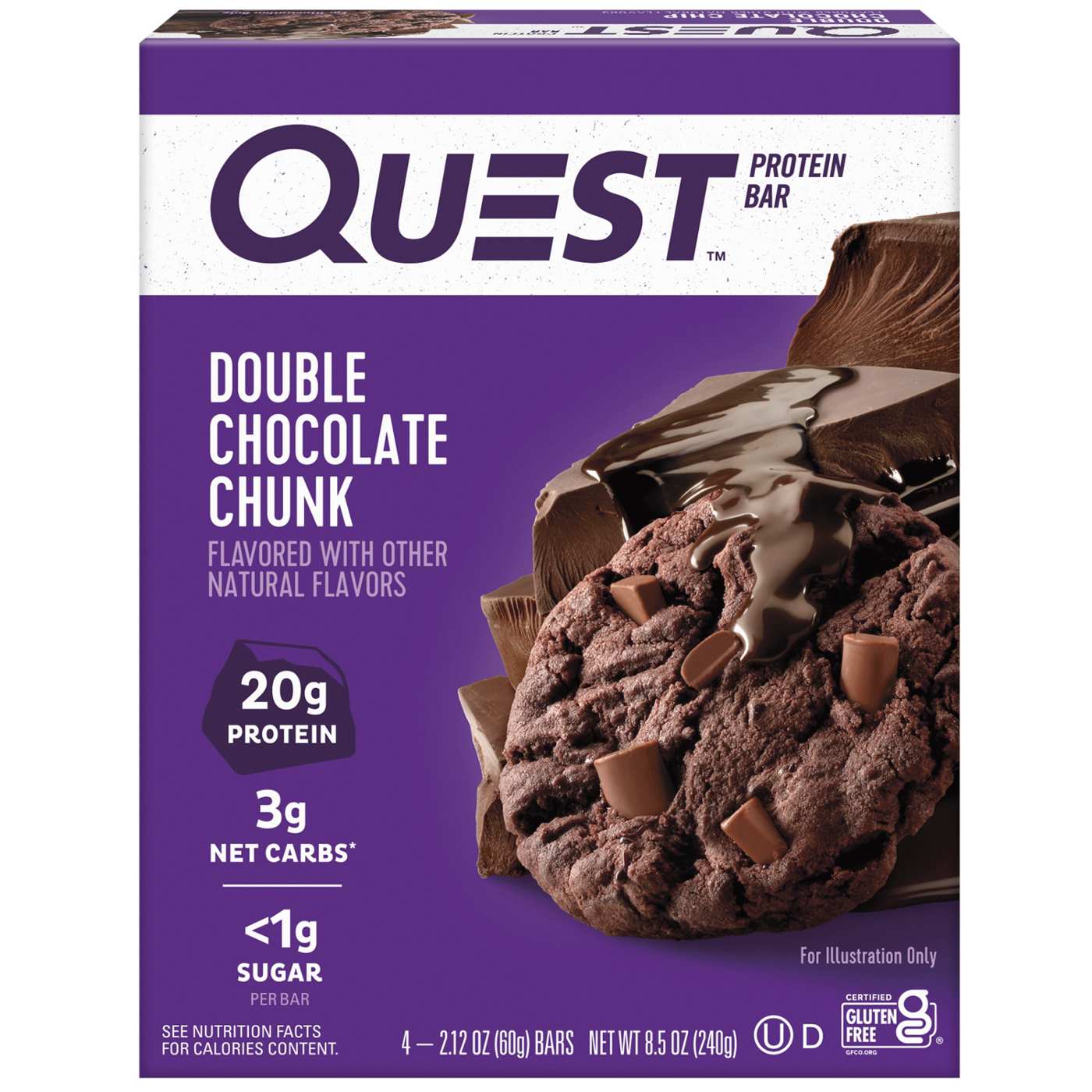 Quest 20g Protein Bars - Double Chocolate Chunk; image 1 of 3