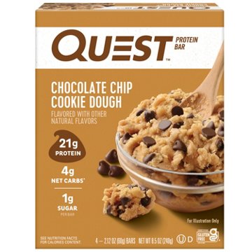 Quest 21g Protein Bars - Chocolate Chip Cookie Dough