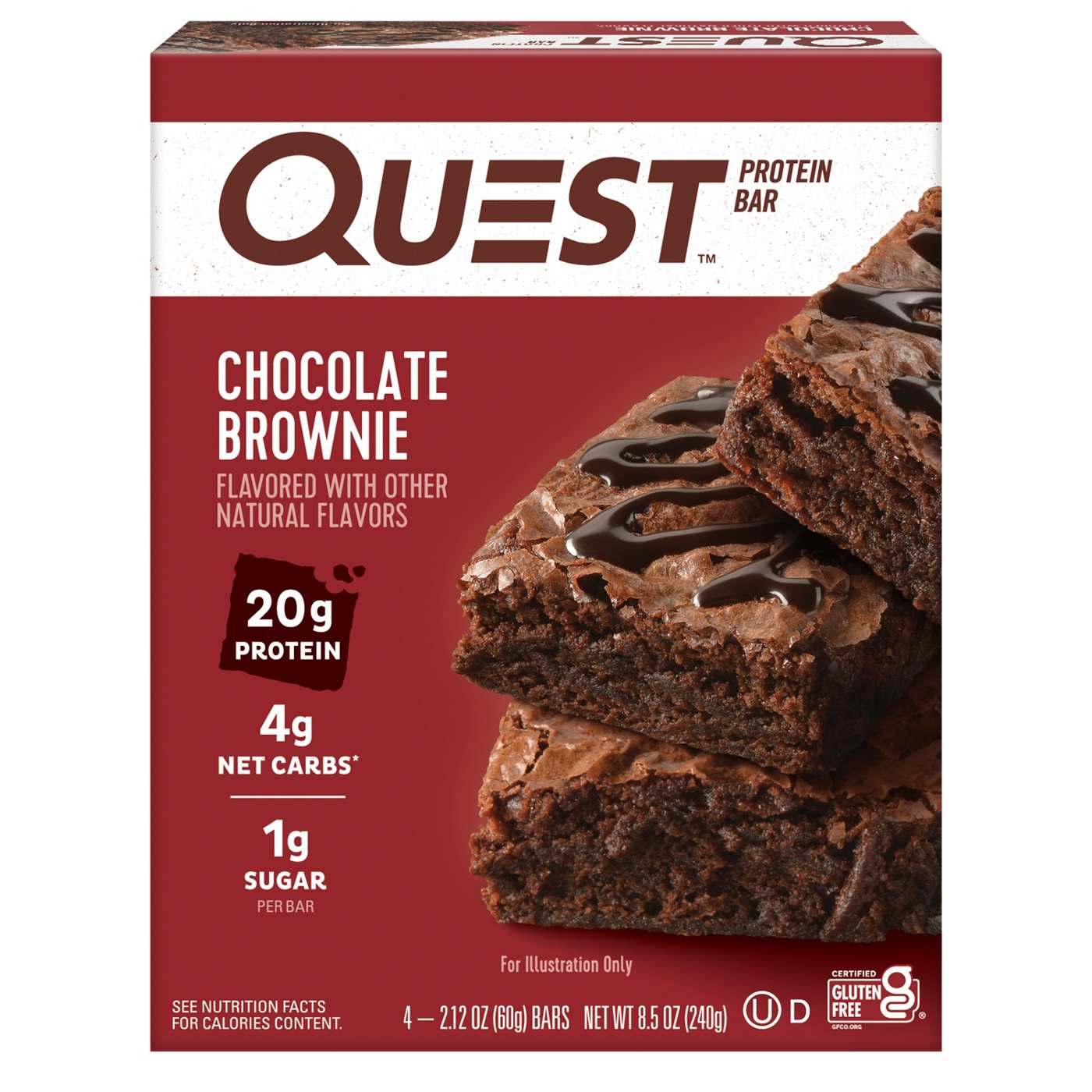 Quest 20g Protein Bars - Chocolate Brownie; image 1 of 2