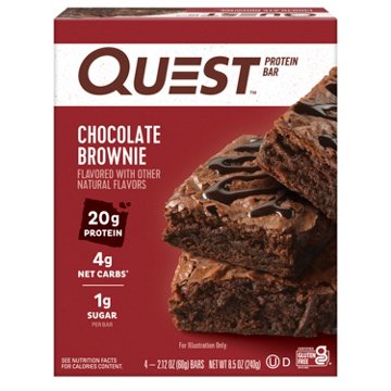Quest 20g Protein Bars - Chocolate Brownie