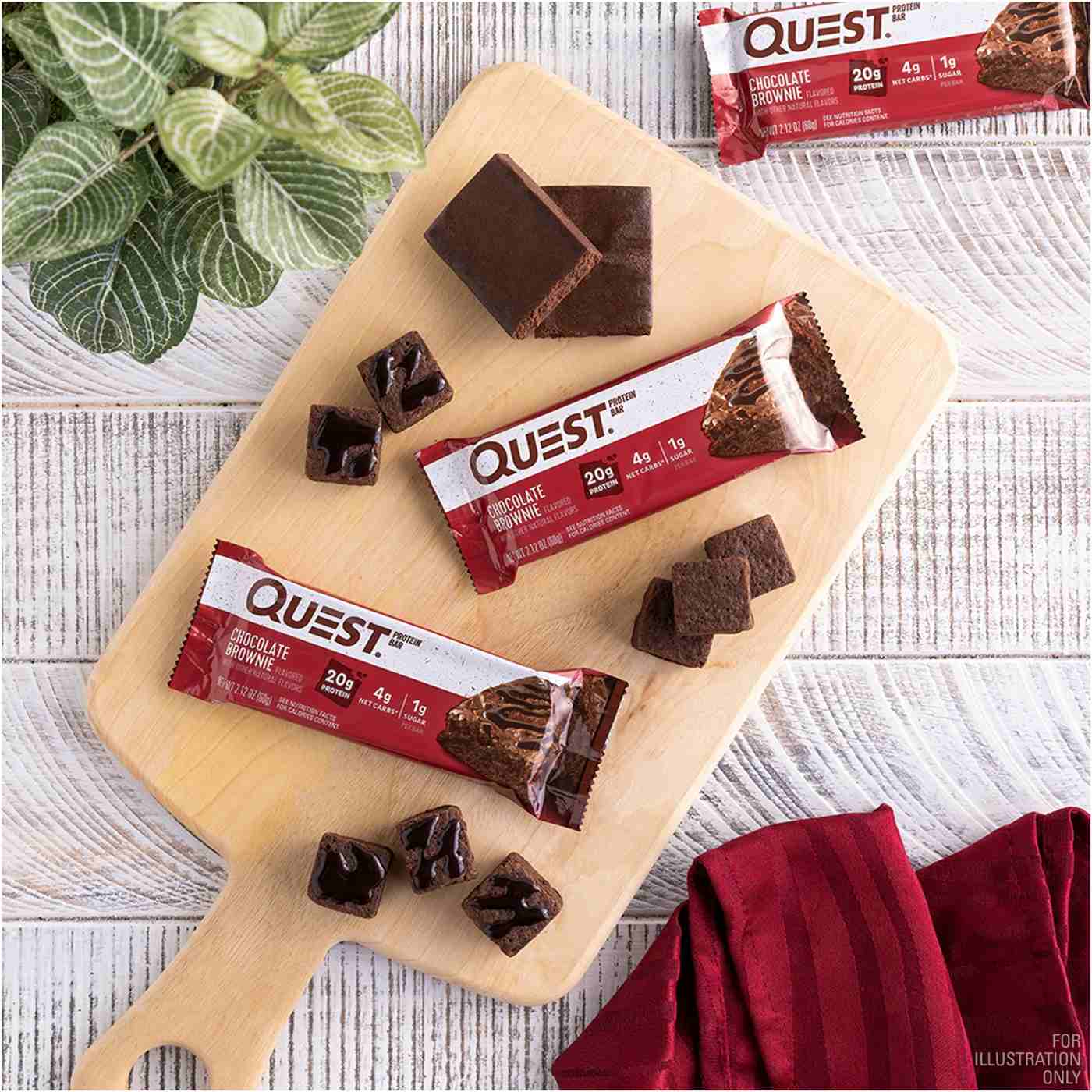 Quest 20g Protein Bars - Chocolate Brownie; image 2 of 2