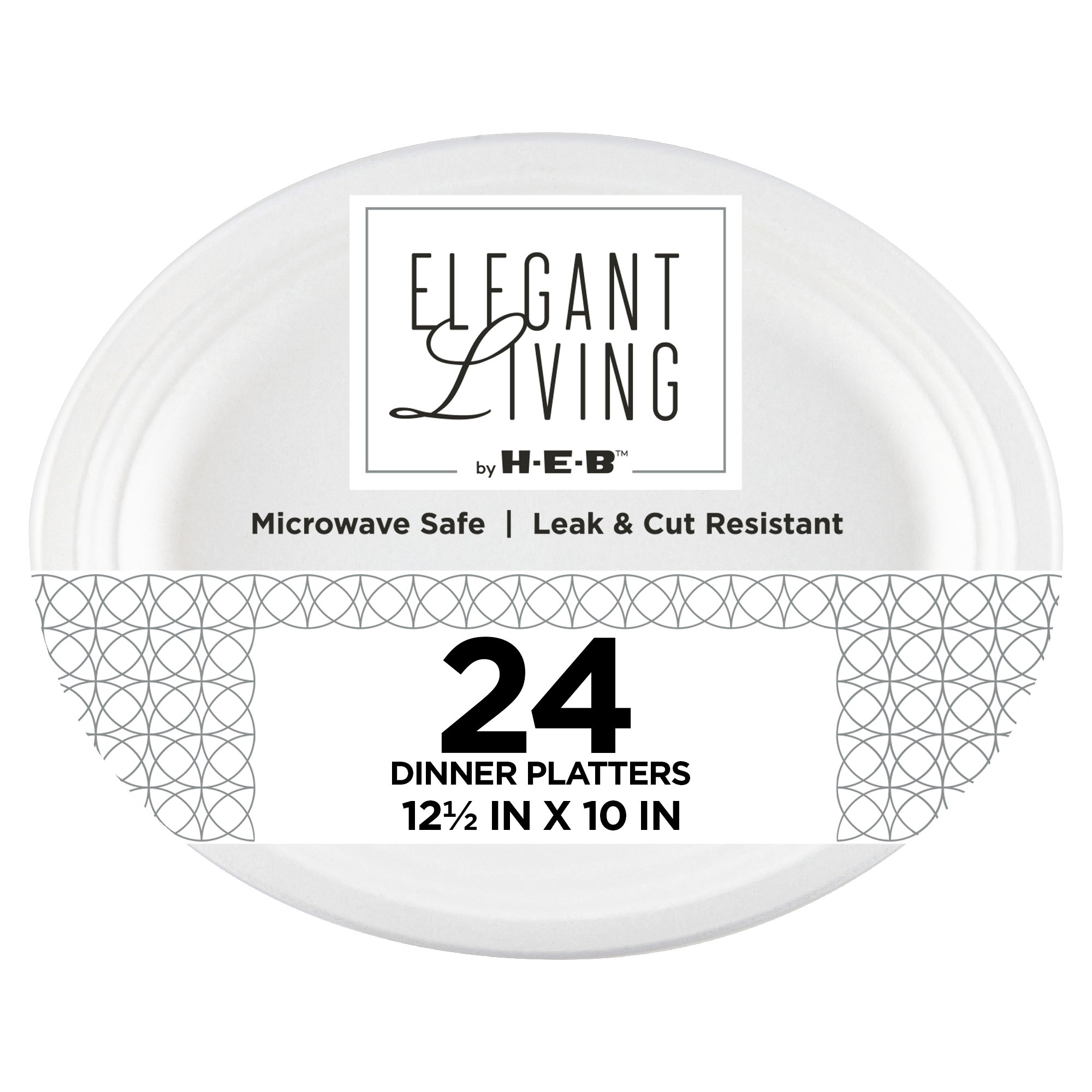 Elegant Living by H-E-B 20 oz Disposable Paper Bowls, 40 ct